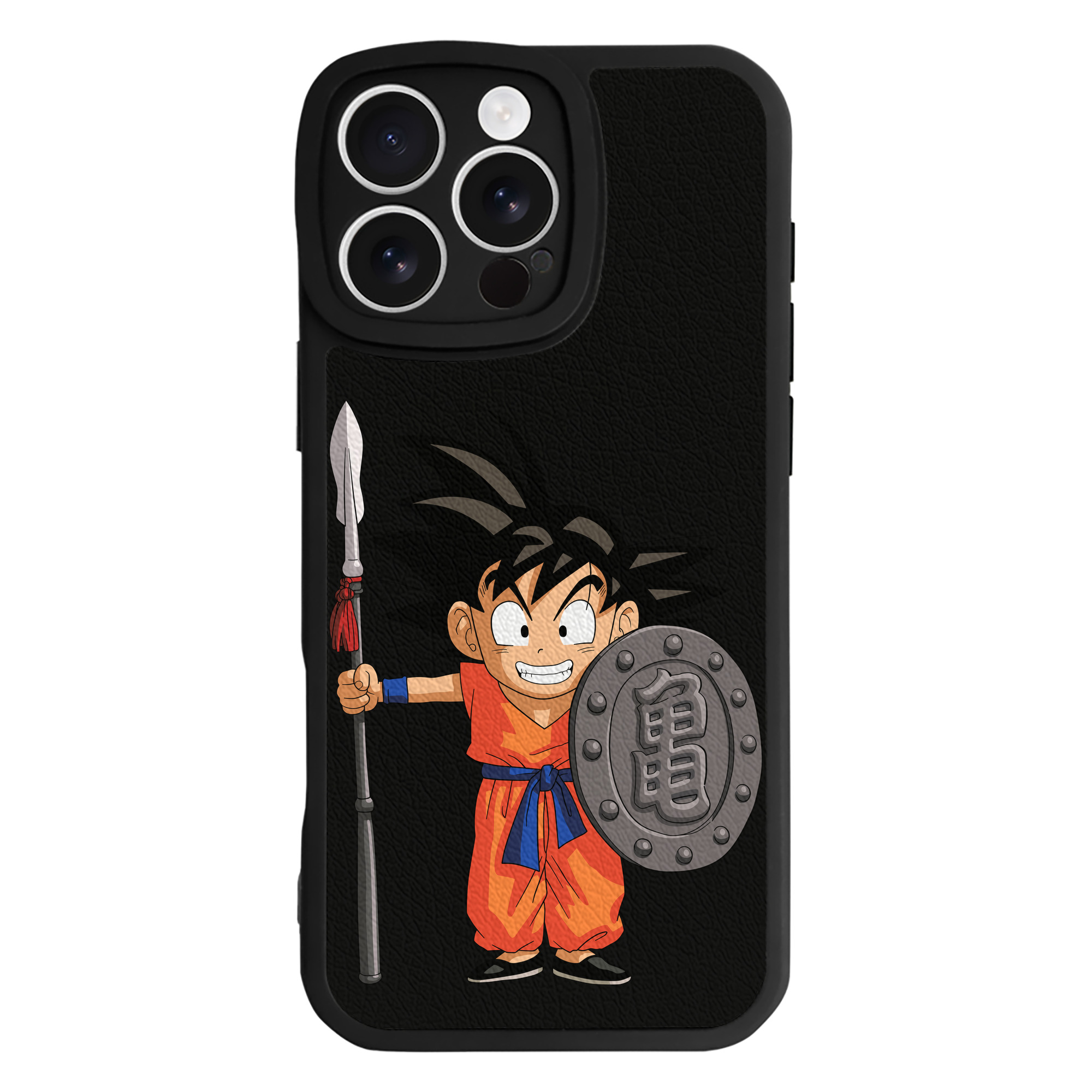 （画像用） ドラゴンボール 孫悟空（そん ごくう）Son Goku カカロット DRAGON BALL Kakarotto 【iPhone 16シリーズ対応】シリコンスマホケース（レザー調） 材質：シリコン